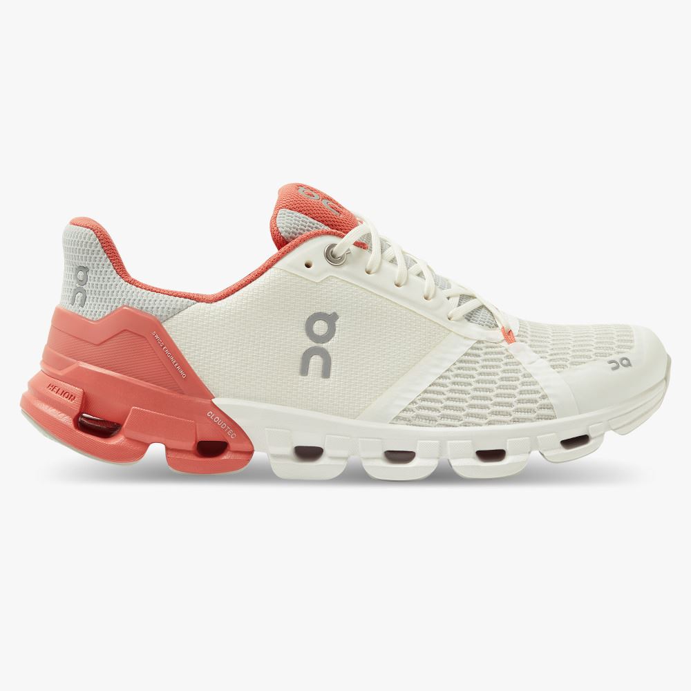 Sapatilhas Corrida Estrada On Running Cloudflyer Feminino Branco Coral | AKU5375HH