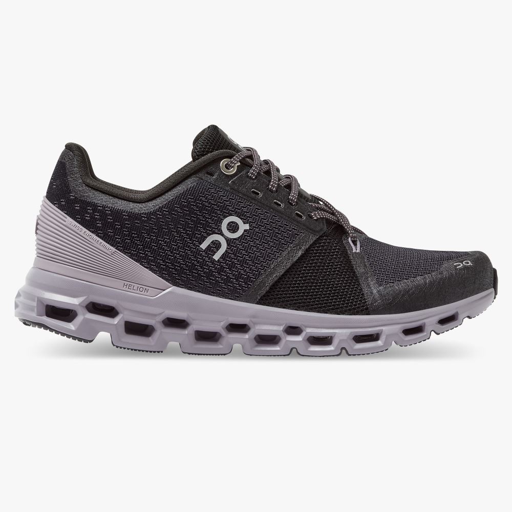 Sapatilhas Corrida Estrada On Running Cloudstratus Feminino Pretas | JIF8715SM