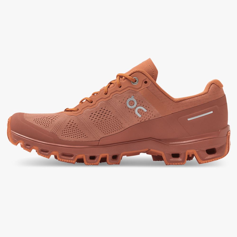 Sapatilhas Trail Running On Running Cloudventure Feminino Coral | AYO6220BG