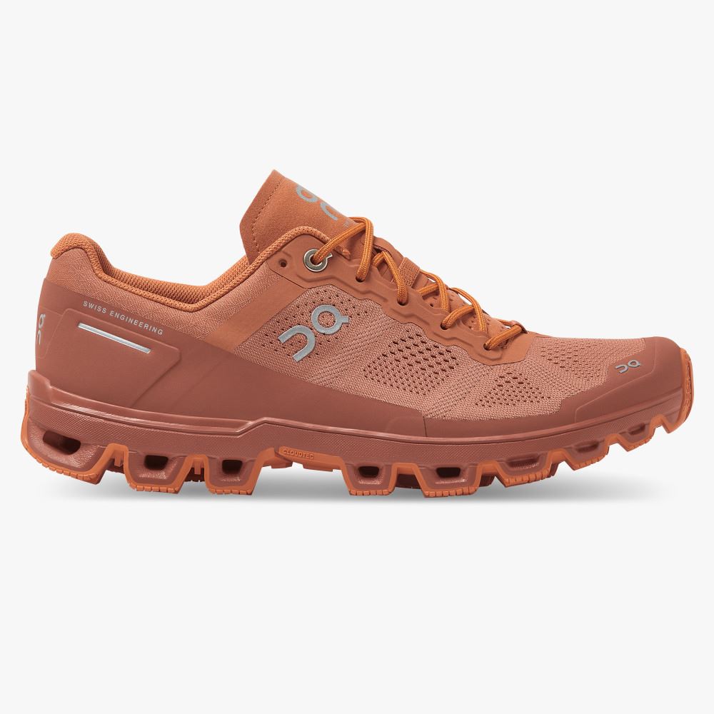 Sapatilhas Trail Running On Running Cloudventure Feminino Coral | AYO6220BG