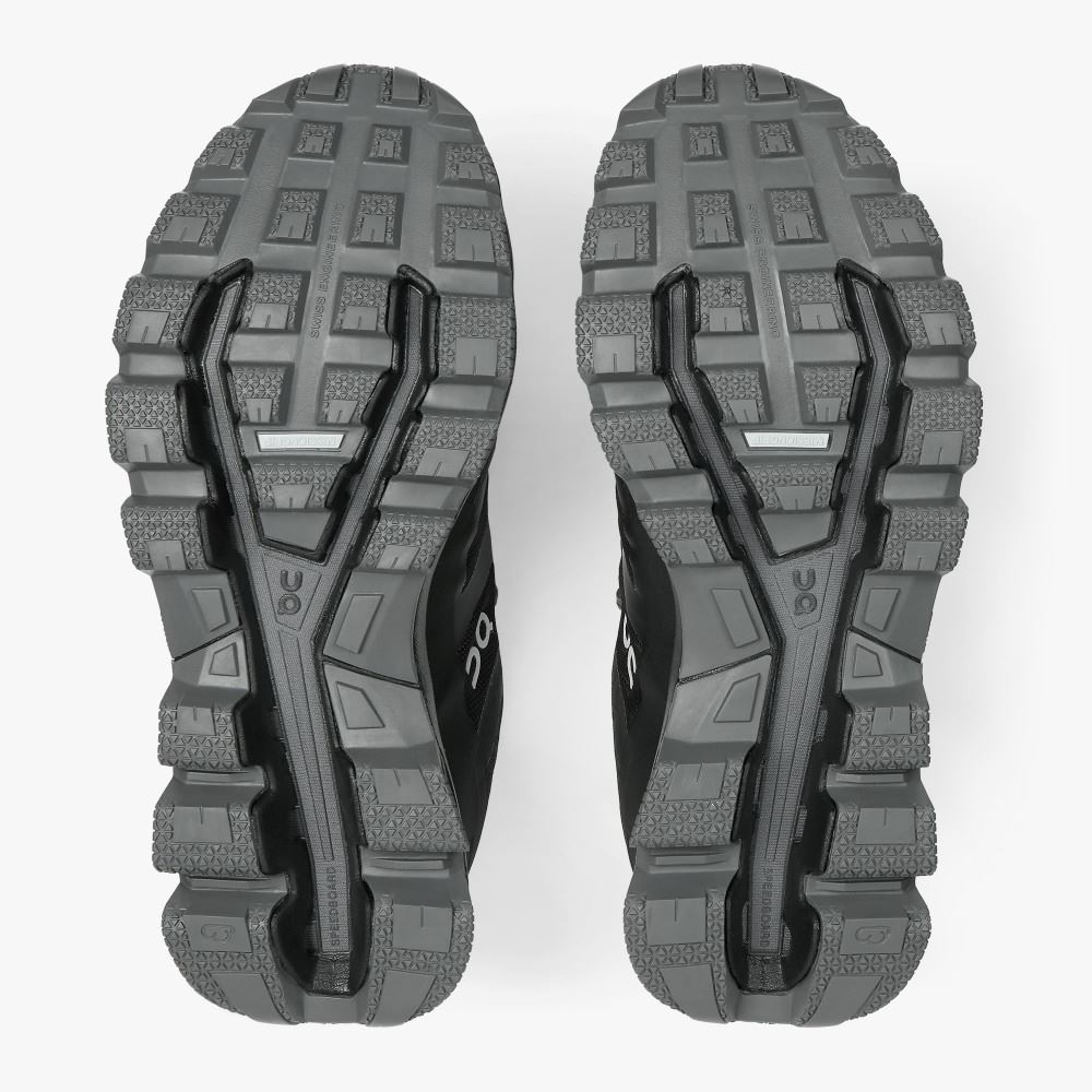 Sapatilhas Trail Running On Running Cloudventure Feminino Pretas | BHC1963WX