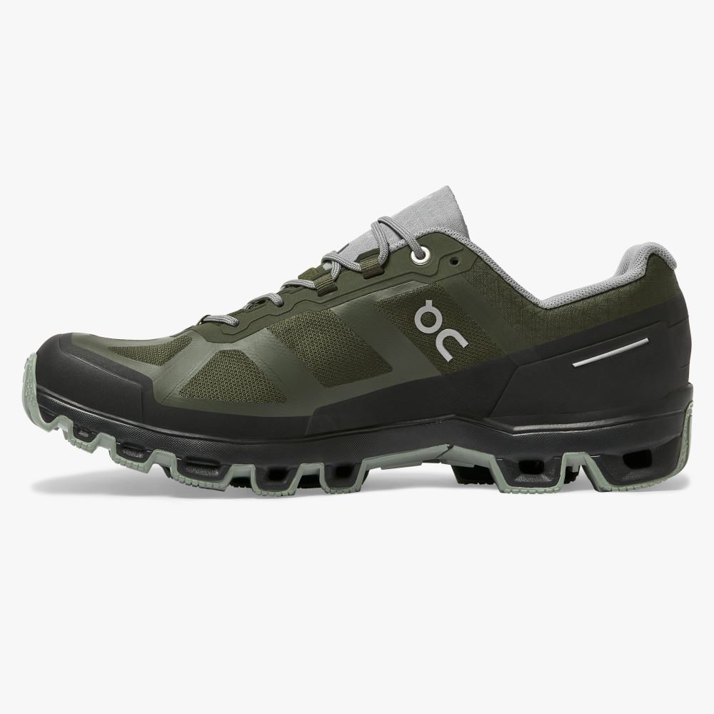 Sapatilhas Trail Running On Running Cloudventure Masculino Verde Oliva | NEV813TQ