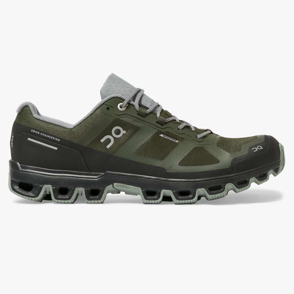 Sapatilhas Trail Running On Running Cloudventure Masculino Verde Oliva | NEV813TQ