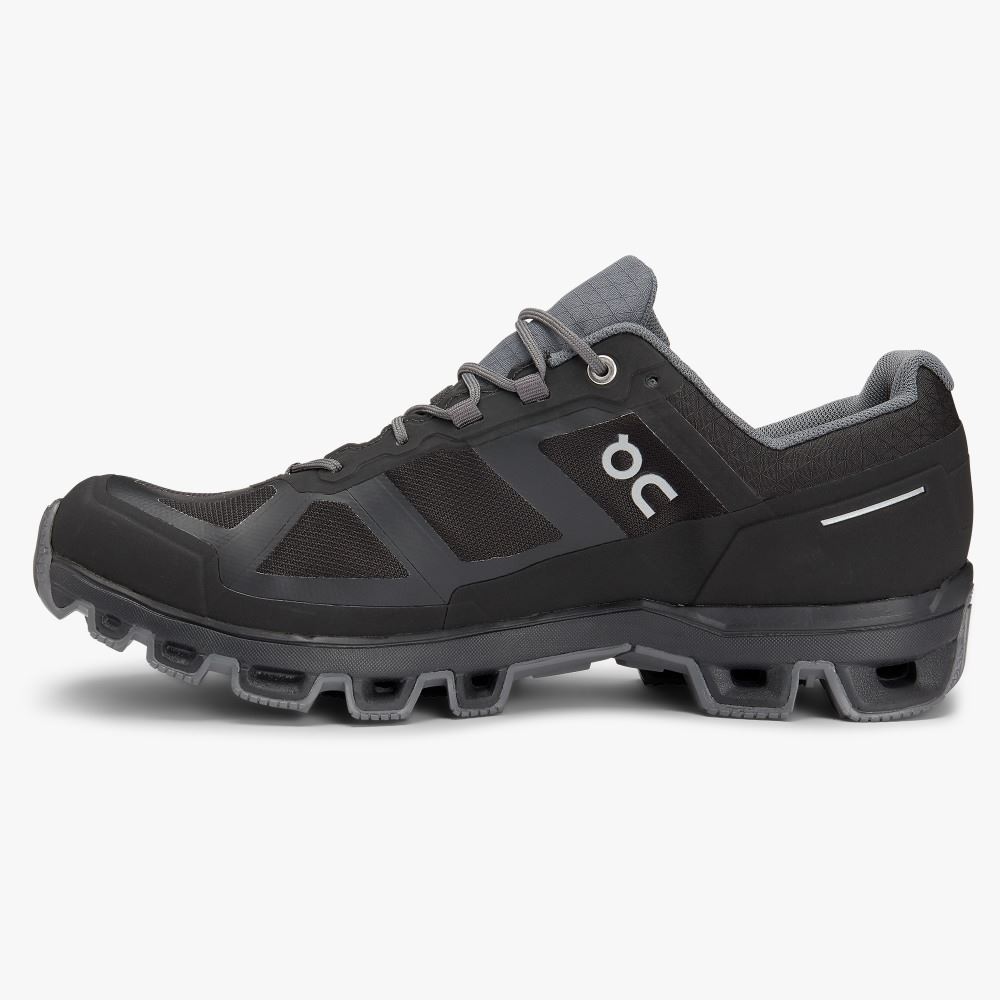 Sapatilhas Trail Running On Running Cloudventure Masculino Pretas | PDJ2971XV