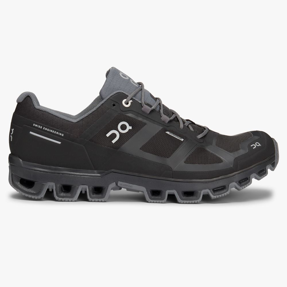 Sapatilhas Trail Running On Running Cloudventure Masculino Pretas | PDJ2971XV