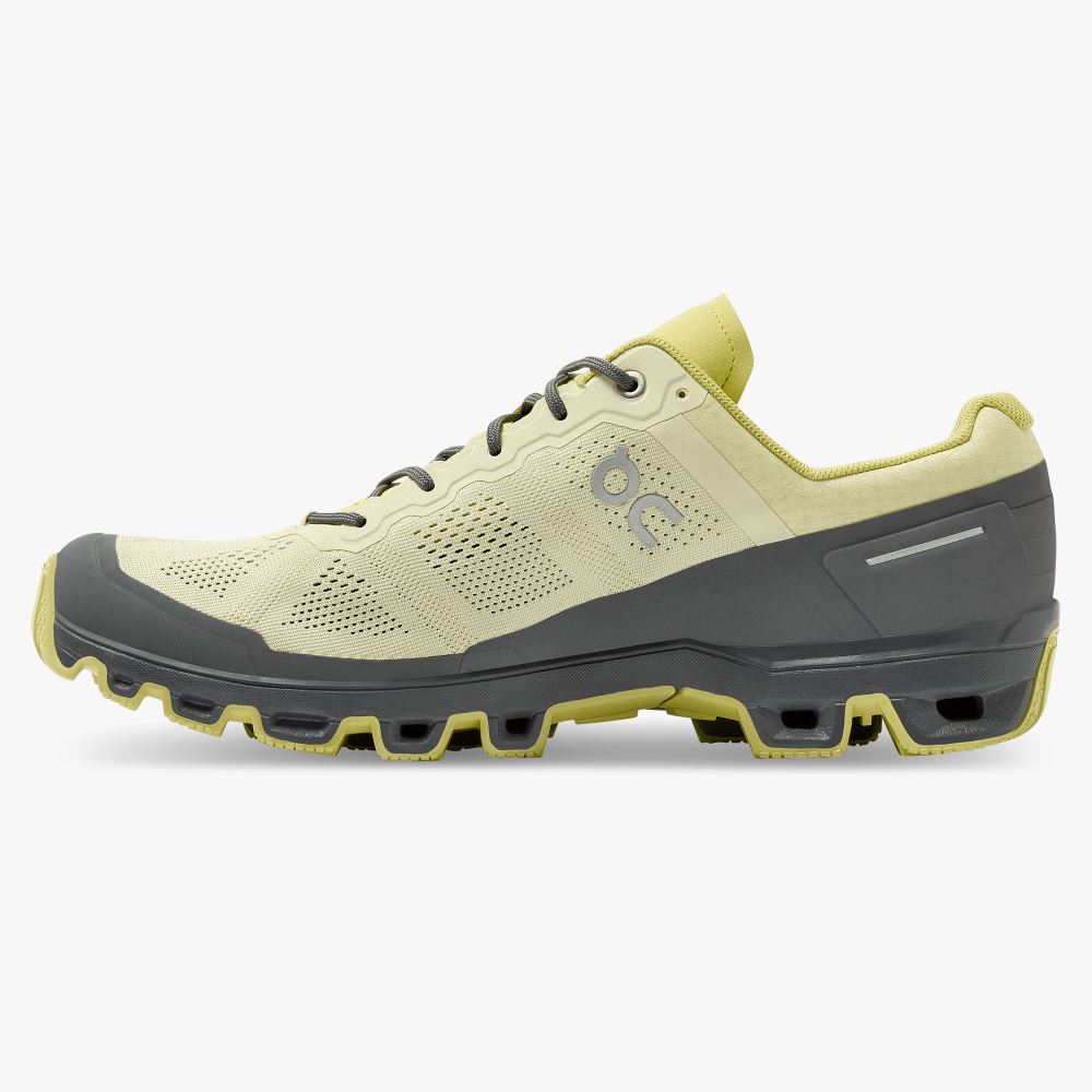 Sapatilhas Trail Running On Running Cloudventure Masculino Limão | QKG5387HL