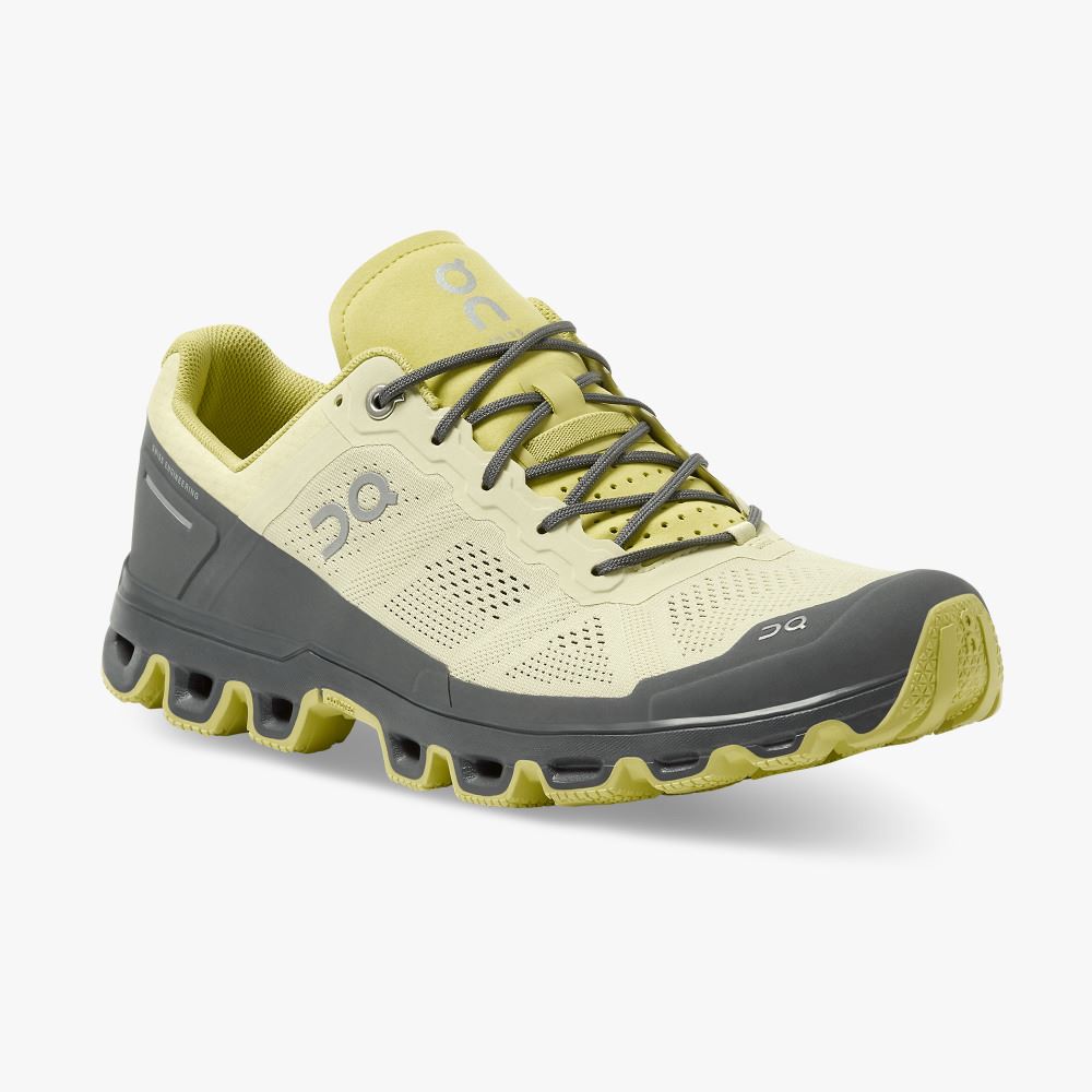 Sapatilhas Trail Running On Running Cloudventure Masculino Limão | QKG5387HL