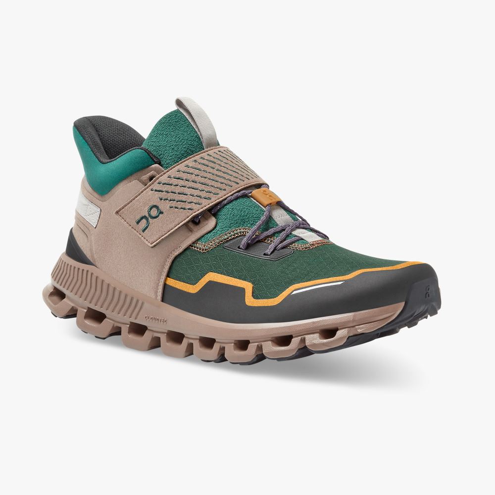 Tenis On Running Cloud Hi Masculino Caqui Verdes | ORG134QY