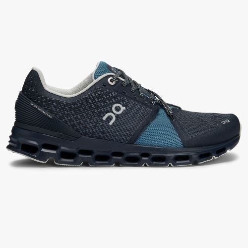 Sapatilhas Corrida Estrada On Running Cloudstratus Feminino Azul Marinho | TSW1447TF