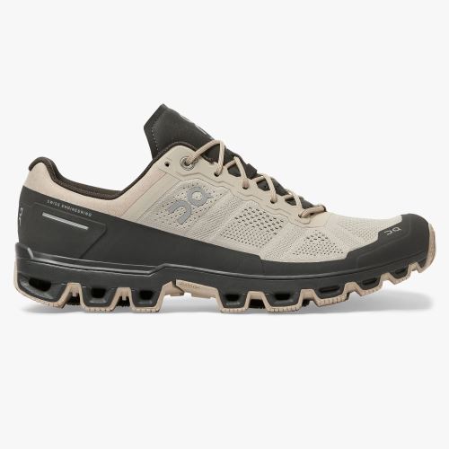 Sapatilhas Trail Running On Running Cloudventure Masculino Caqui Pretas | EUY3418QN