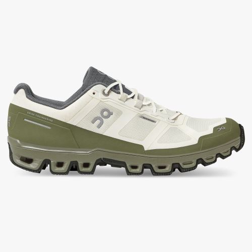 Sapatilhas Trail Running On Running Cloudventure Masculino Branco Verde Oliva | WZP4881KI