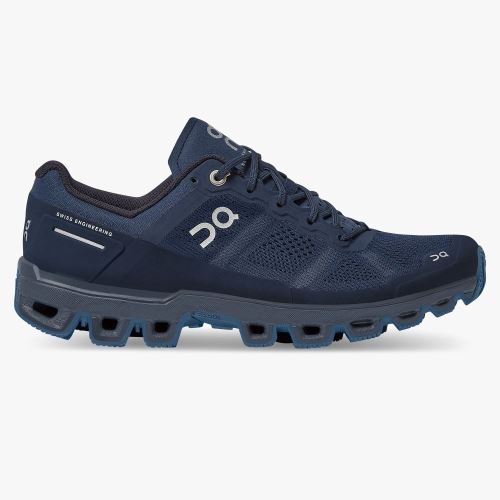 Sapatilhas Trail Running On Running Cloudventure Feminino Azul Marinho | XWV8454XI